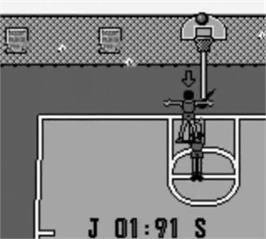 In game image of In Your Face on the Nintendo Game Boy.