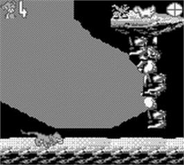 In game image of Lion King, The on the Nintendo Game Boy.