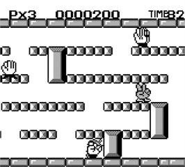 In game image of Magical Tower on the Nintendo Game Boy.