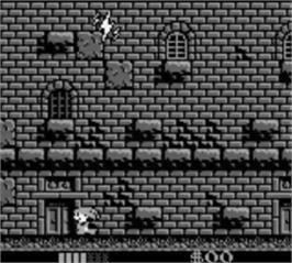 In game image of Milon's Secret Castle on the Nintendo Game Boy.