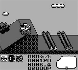 In game image of Monster Truck on the Nintendo Game Boy.