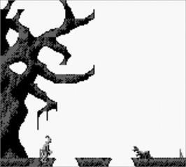 In game image of Oddworld Adventures on the Nintendo Game Boy.