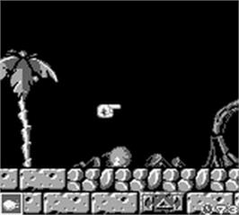 In game image of Pac-in-time on the Nintendo Game Boy.