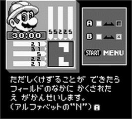 In game image of Picross 2 on the Nintendo Game Boy.