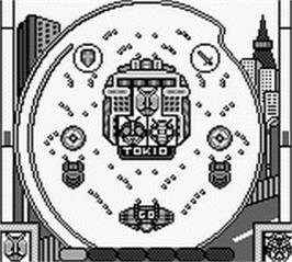 In game image of Super Pachinko Taisen on the Nintendo Game Boy.