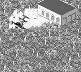 In game image of Urban Strike on the Nintendo Game Boy.