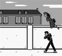 In game image of Urusei Yatsura - Miss Tomobiki O Saguse! on the Nintendo Game Boy.