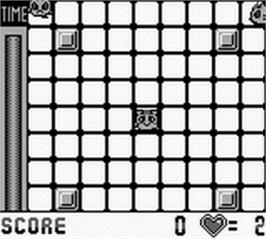 In game image of Wedding Peach - Jamapii Panic on the Nintendo Game Boy.