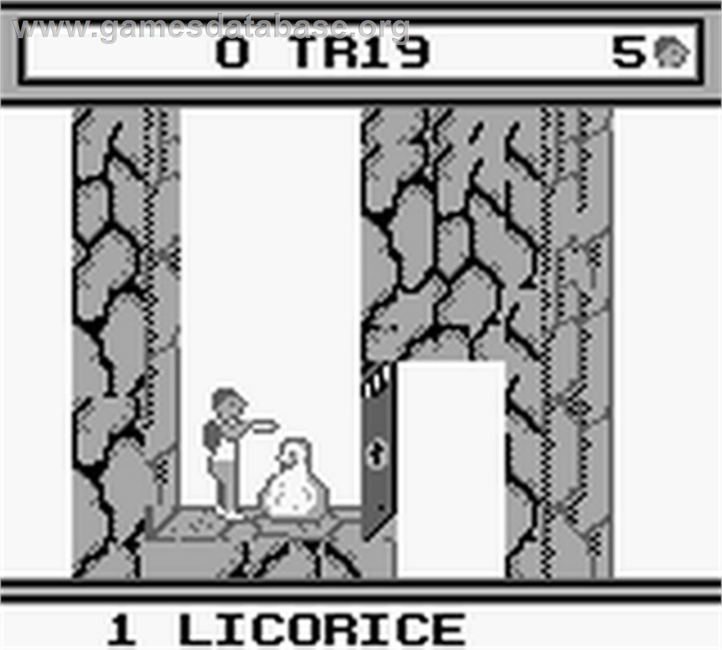 A Boy and his Blob in... The Rescue of Princess Blobette - Nintendo Game Boy - Artwork - In Game