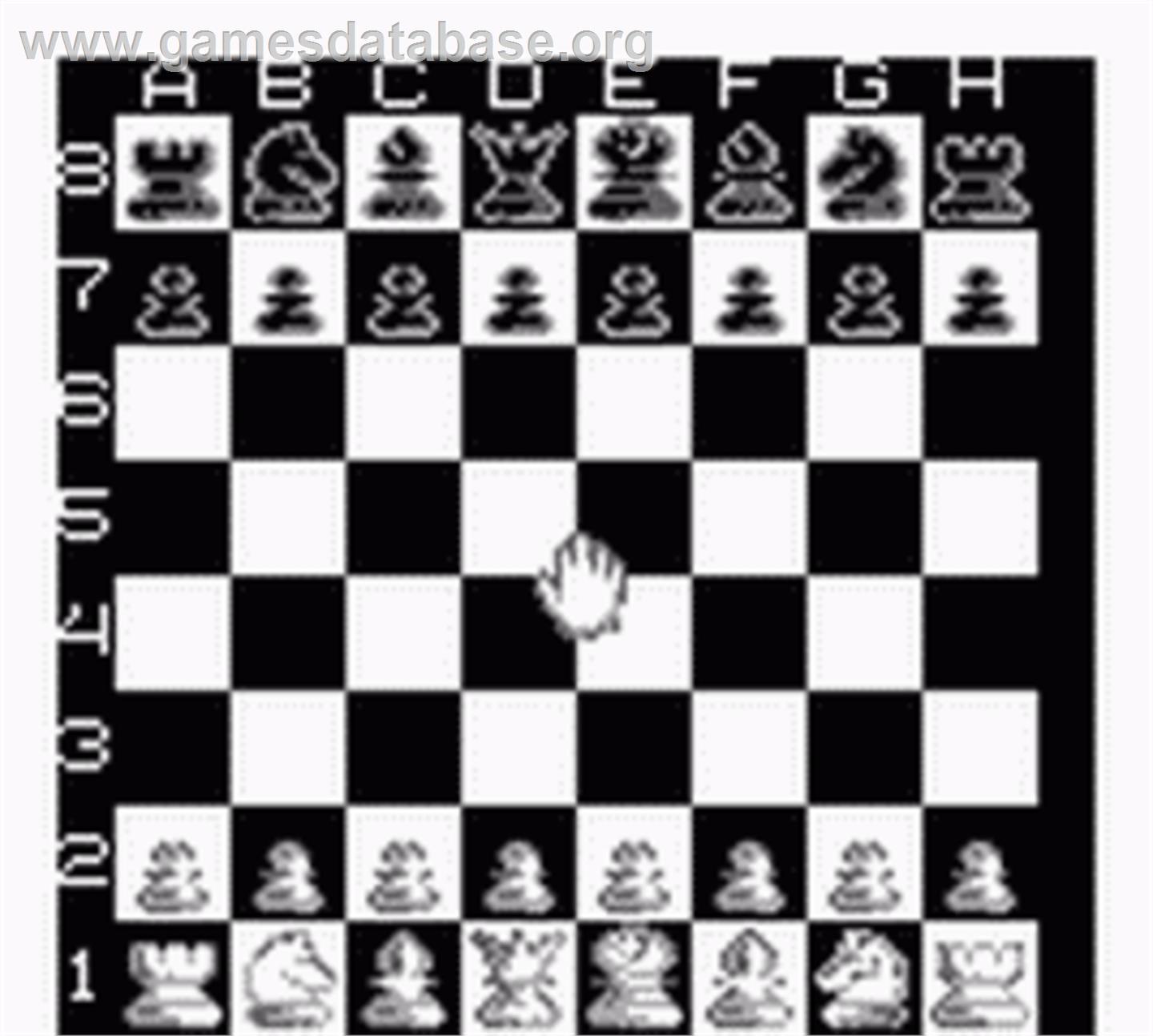 Chessmaster - Nintendo Game Boy - Artwork - In Game