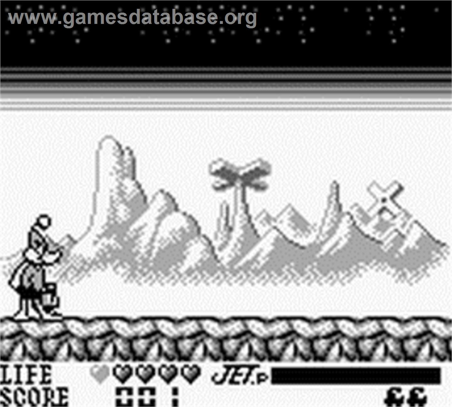 Daffy Duck: The Marvin Missions - Nintendo Game Boy - Artwork - In Game