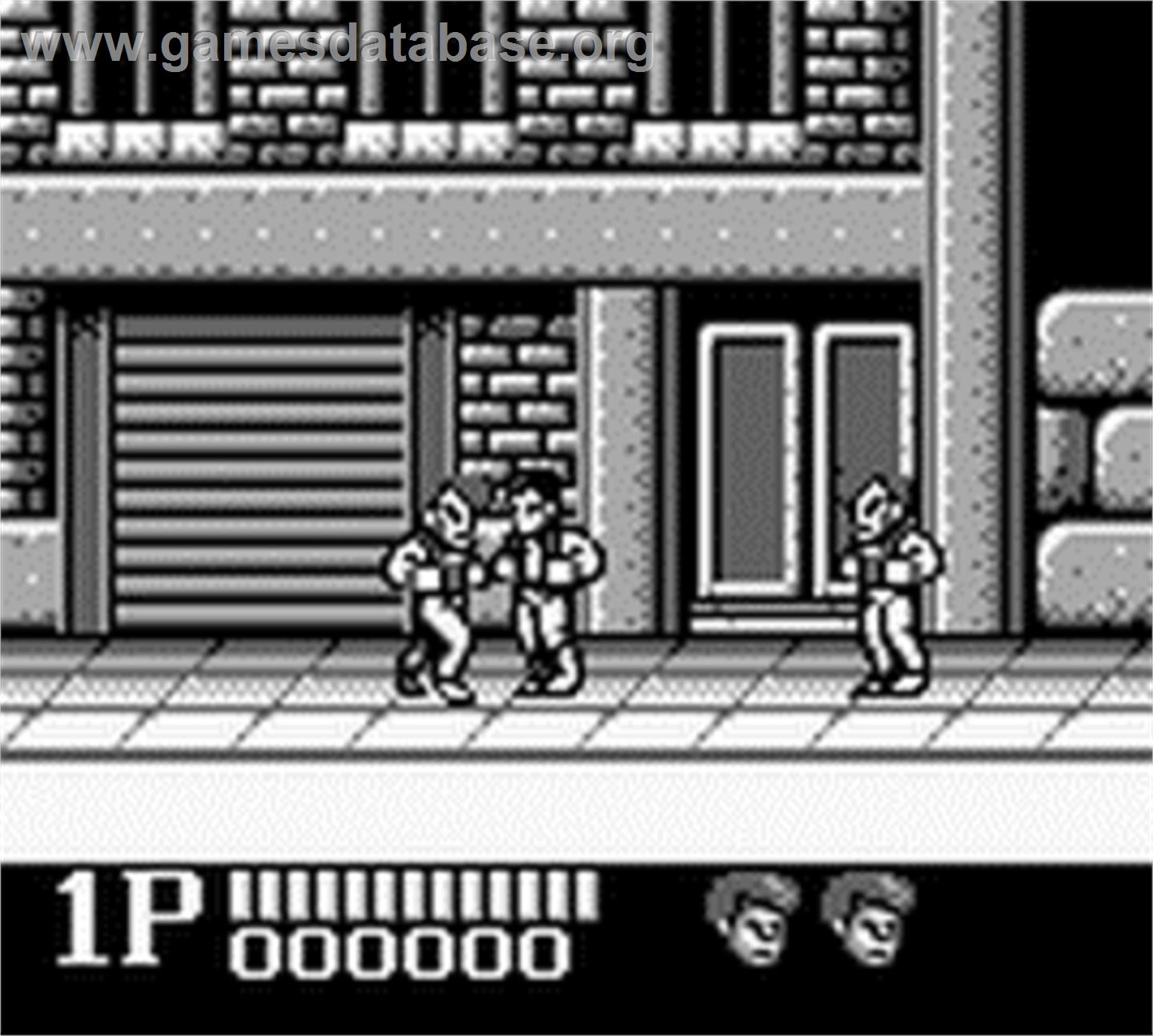 Double Dragon - Nintendo Game Boy - Artwork - In Game
