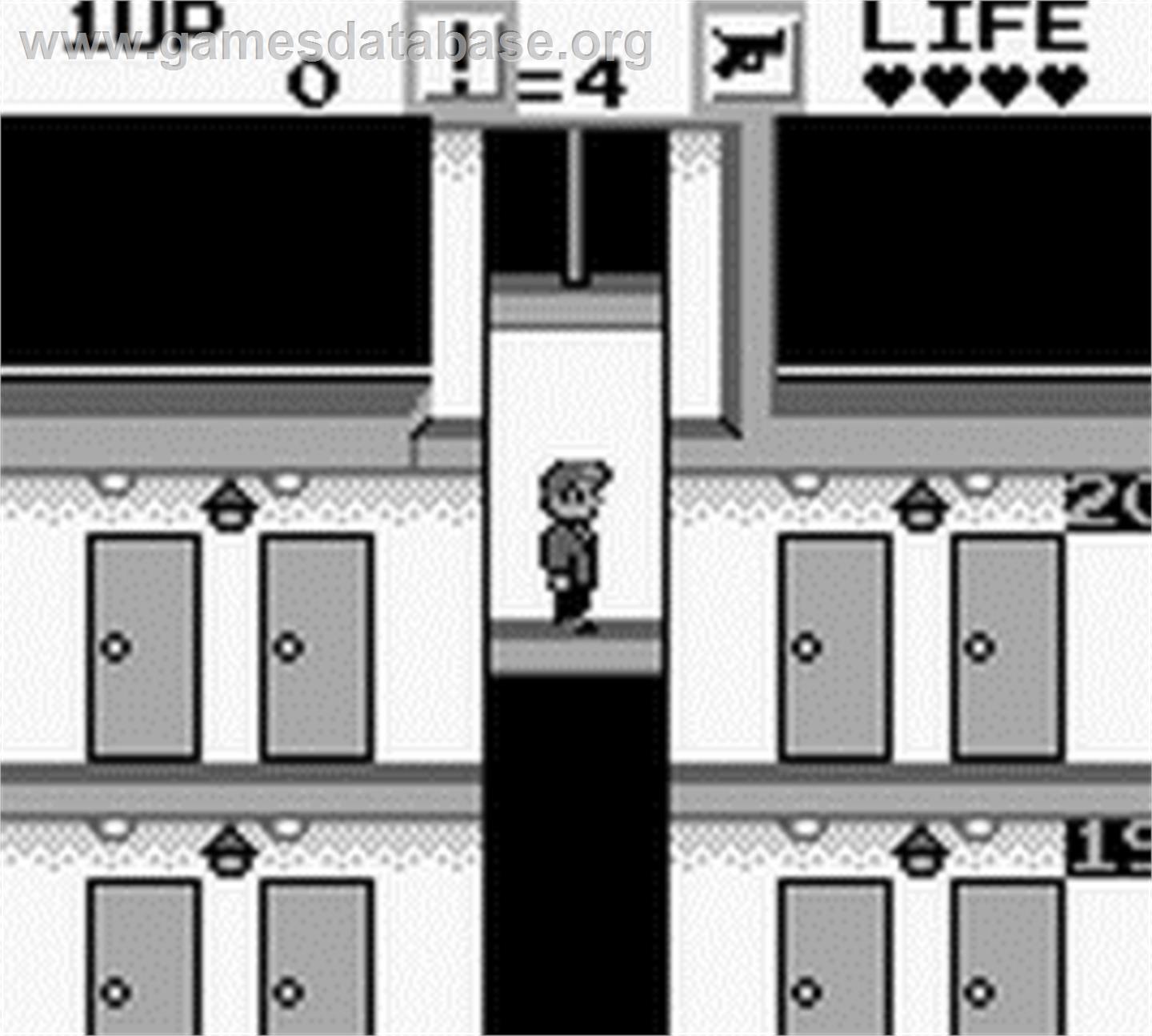 Elevator Action - Nintendo Game Boy - Artwork - In Game