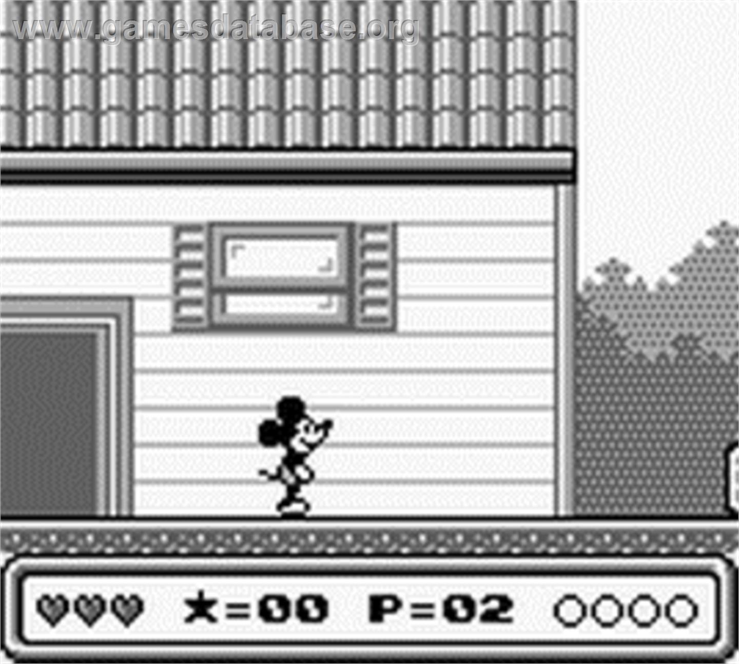 Mickey's Dangerous Chase - Nintendo Game Boy - Artwork - In Game