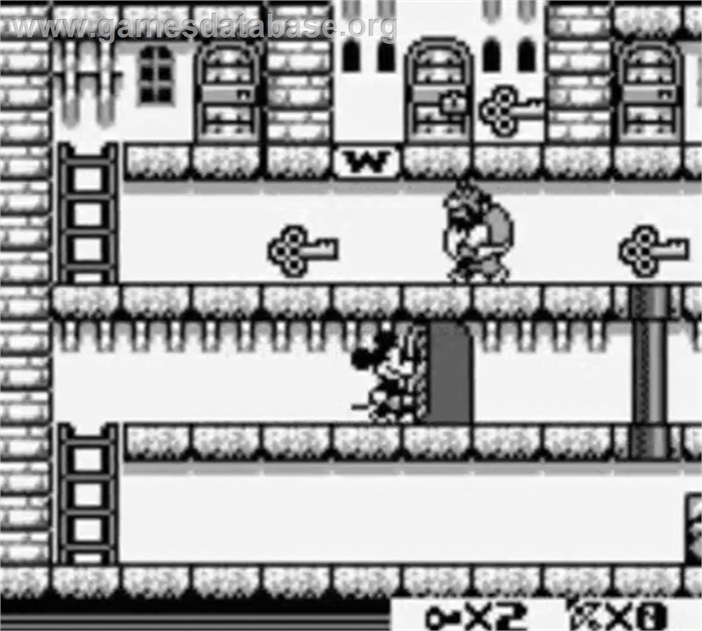 Mickey Mouse - Nintendo Game Boy - Artwork - In Game