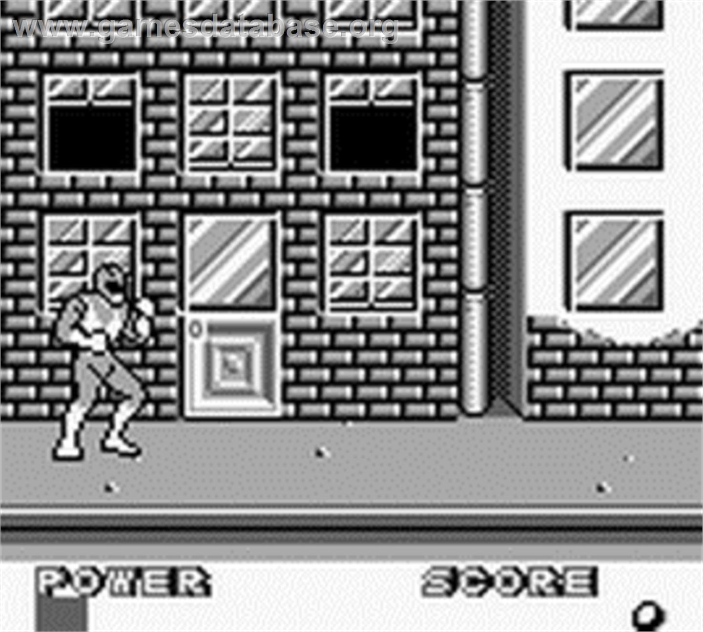 Mighty Morphin Power Rangers - Nintendo Game Boy - Artwork - In Game
