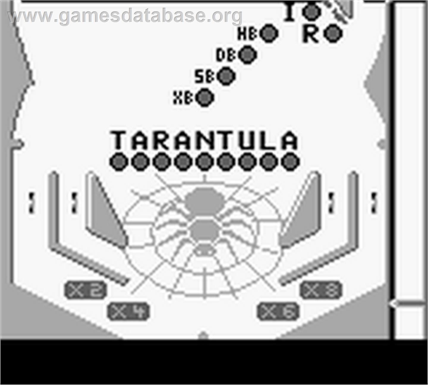 Pinball Mania - Nintendo Game Boy - Artwork - In Game