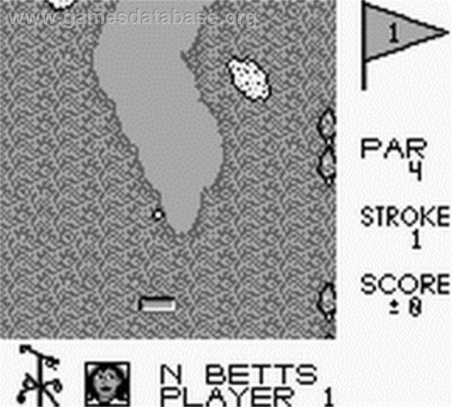 Sports Illustrated - Golf Classic - Nintendo Game Boy - Artwork - In Game