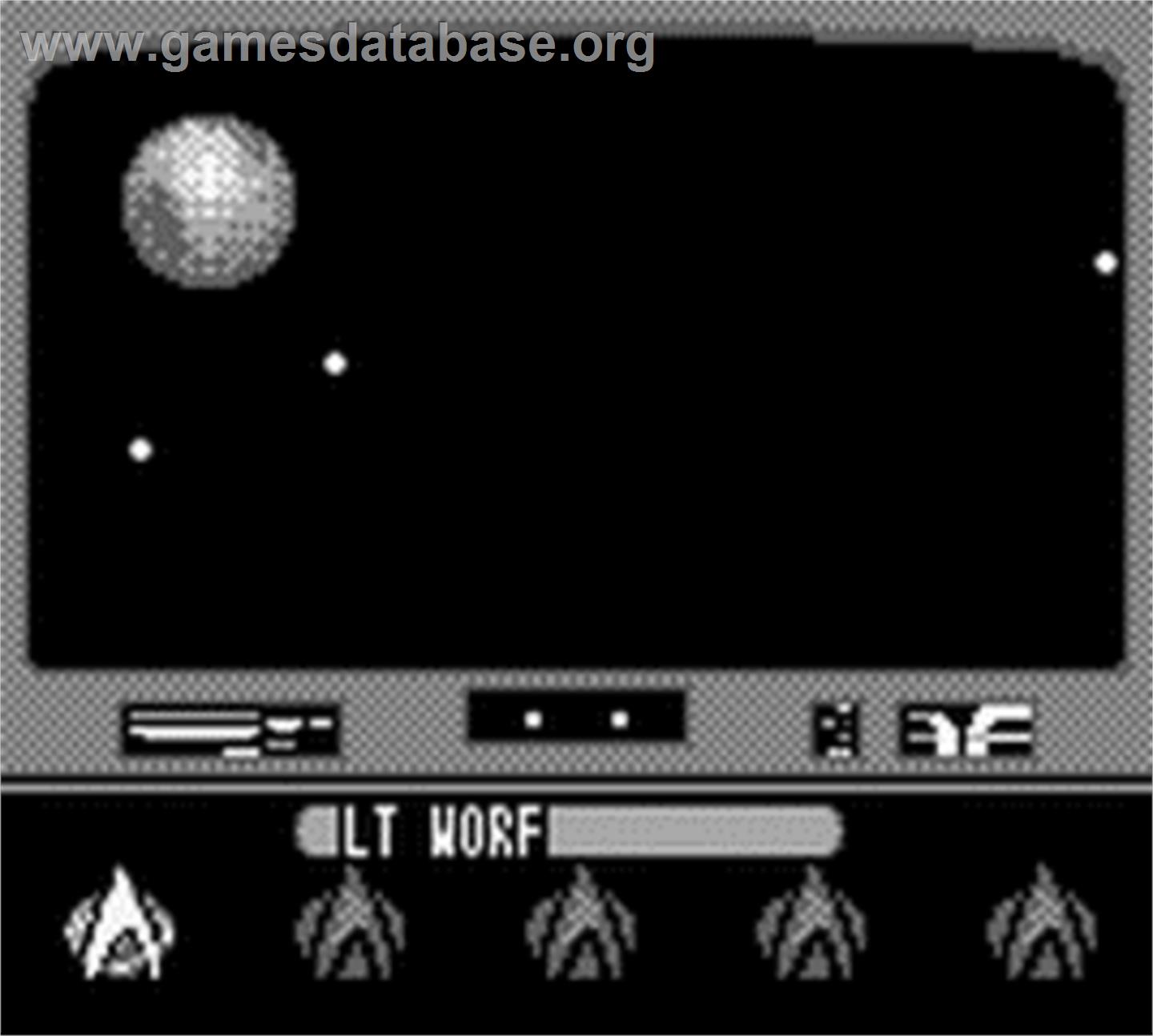 Star Trek - The Next Generation - Nintendo Game Boy - Artwork - In Game