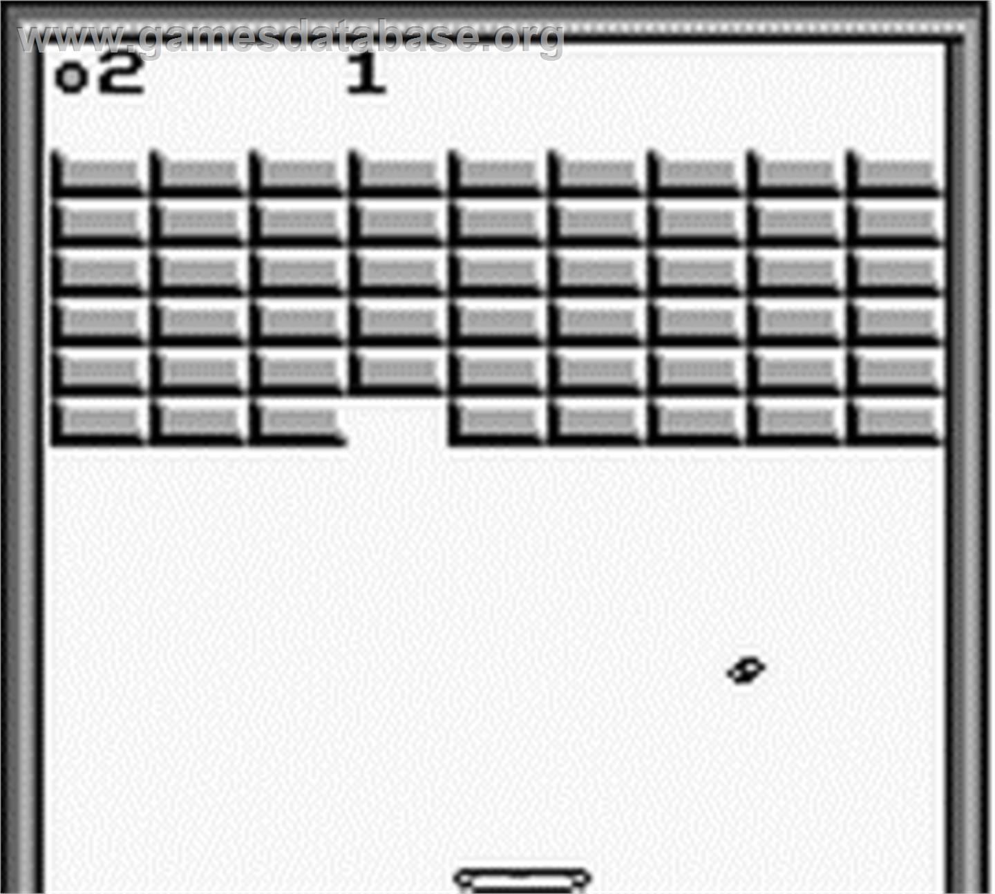 Super Breakout! - Nintendo Game Boy - Artwork - In Game