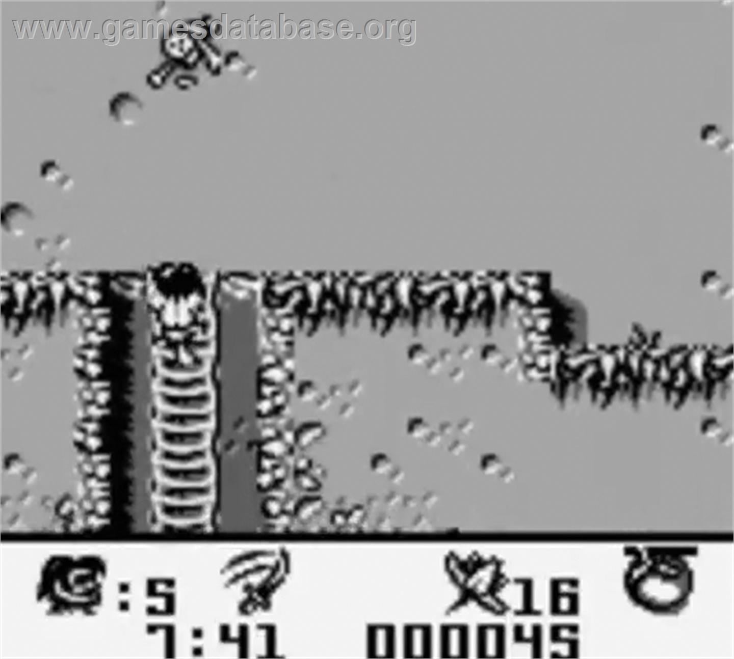 Tarzan - Lord of the Jungle - Nintendo Game Boy - Artwork - In Game