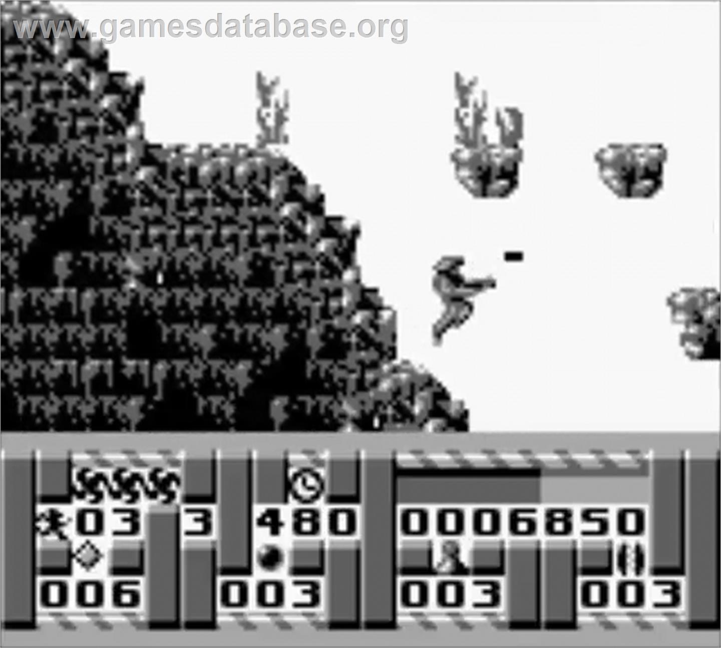 Turrican - Nintendo Game Boy - Artwork - In Game