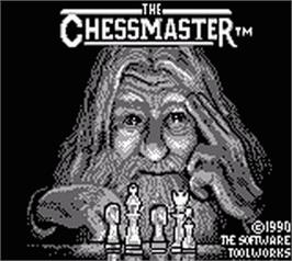 Title screen of Chessmaster on the Nintendo Game Boy.