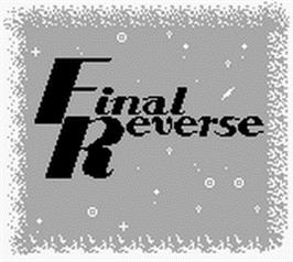 Title screen of Final Reverse on the Nintendo Game Boy.