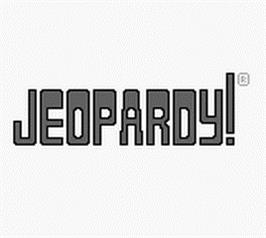Title screen of Jeopardy! on the Nintendo Game Boy.