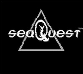 Title screen of SeaQuest DSV on the Nintendo Game Boy.