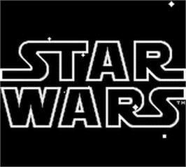 Title screen of Star Wars on the Nintendo Game Boy.