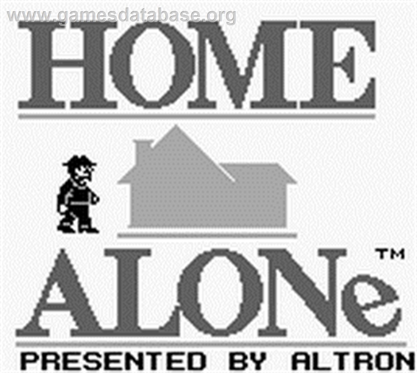Home Alone - Nintendo Game Boy - Artwork - Title Screen