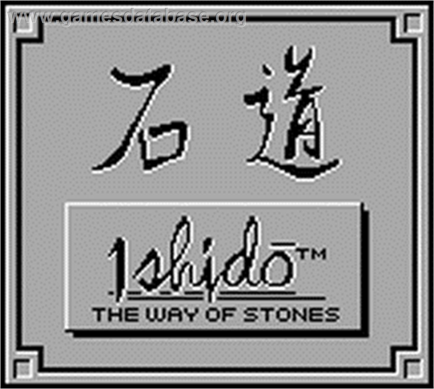 Ishido - The Way Of Stones - Nintendo Game Boy - Artwork - Title Screen