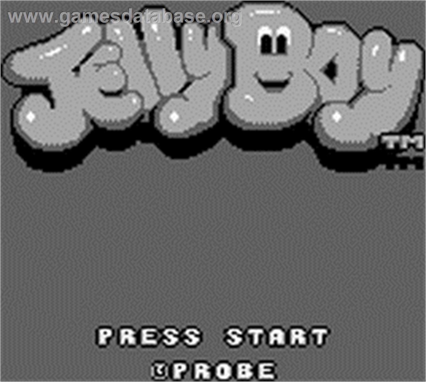 Jelly Boy - Nintendo Game Boy - Artwork - Title Screen