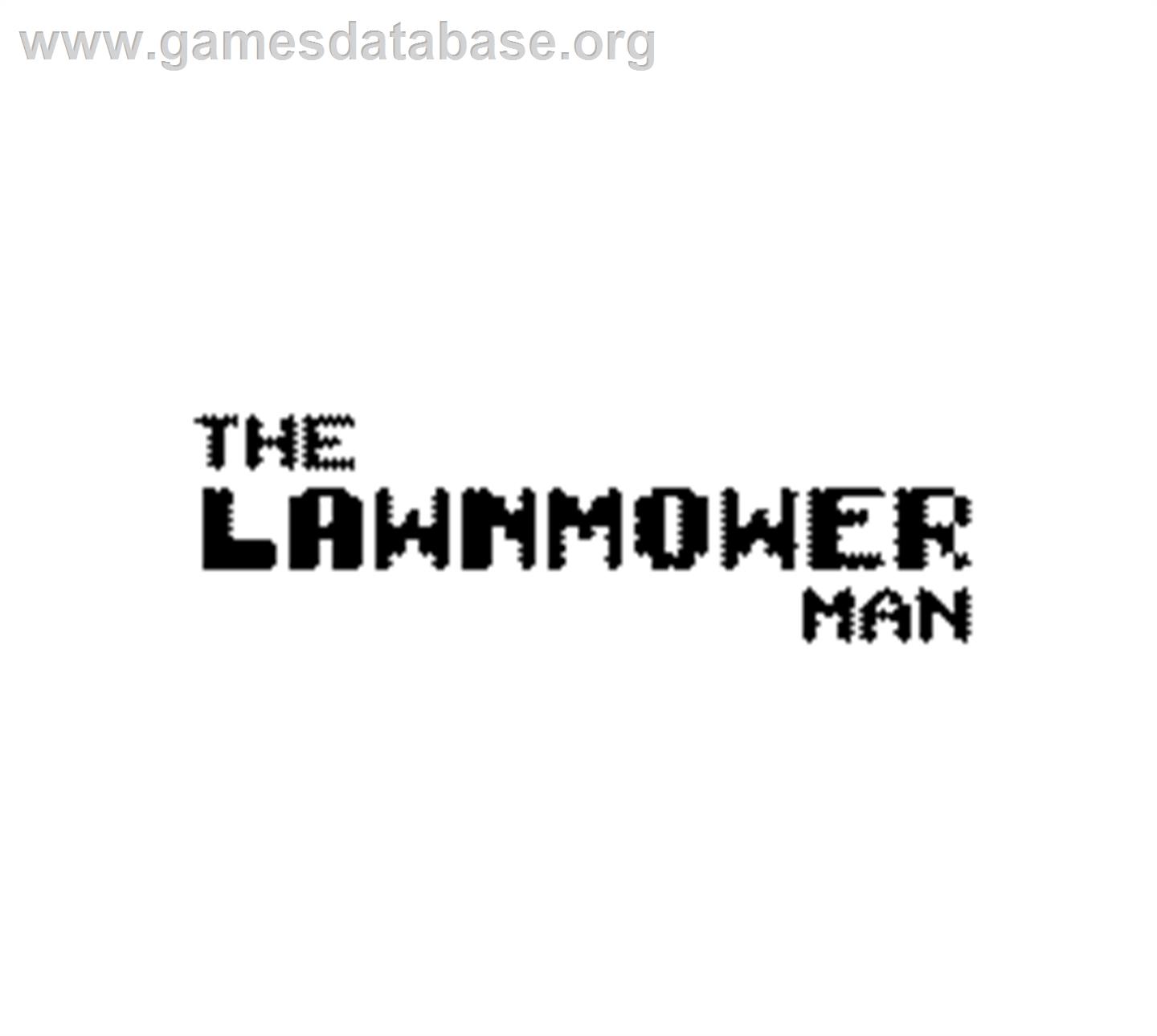 Lawnmower Man - Nintendo Game Boy - Artwork - Title Screen