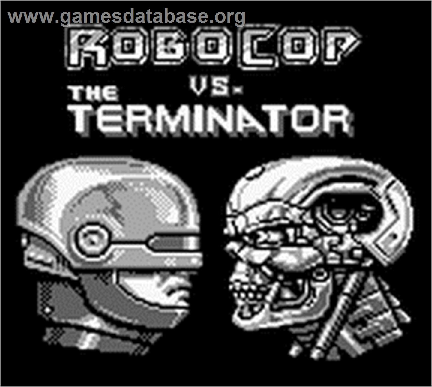 Robocop vs. the Terminator - Nintendo Game Boy - Artwork - Title Screen