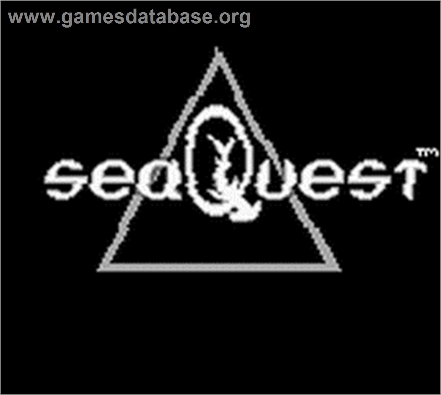 Seaquest Dsv - Nintendo Game Boy - Artwork - Title Screen