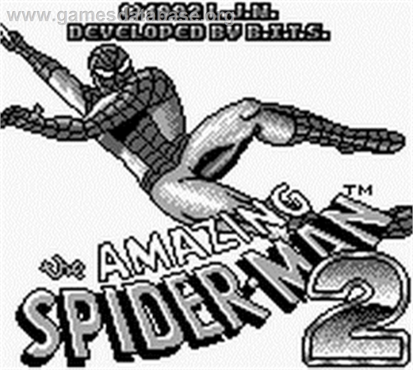 Spider-man 2 - Nintendo Game Boy - Artwork - Title Screen
