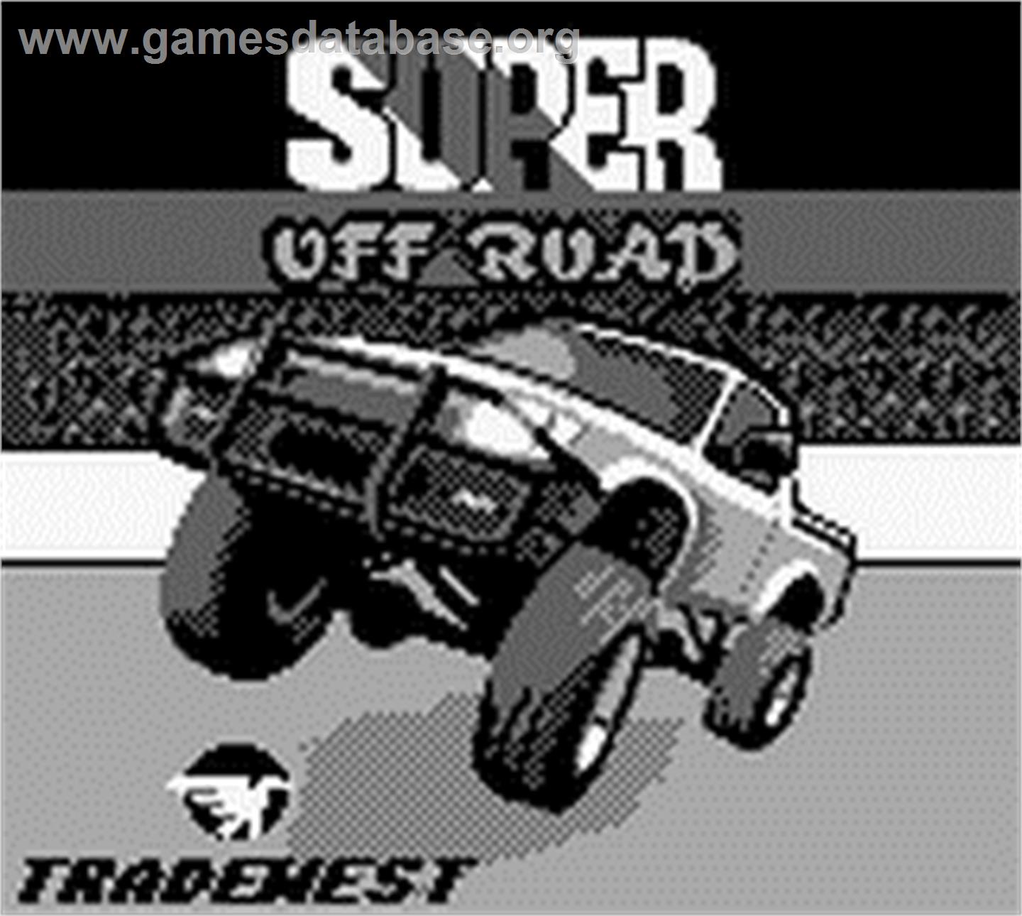 Super Off Road - Nintendo Game Boy - Artwork - Title Screen