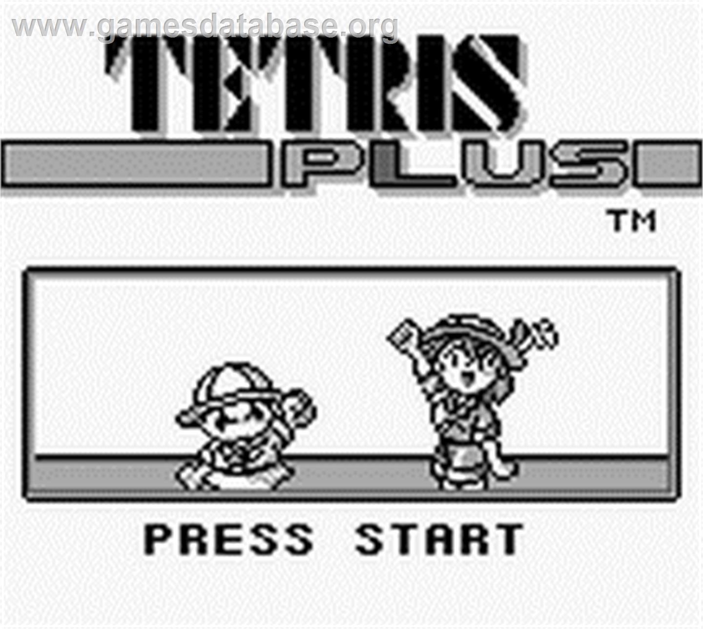 Tetris Plus - Nintendo Game Boy - Artwork - Title Screen