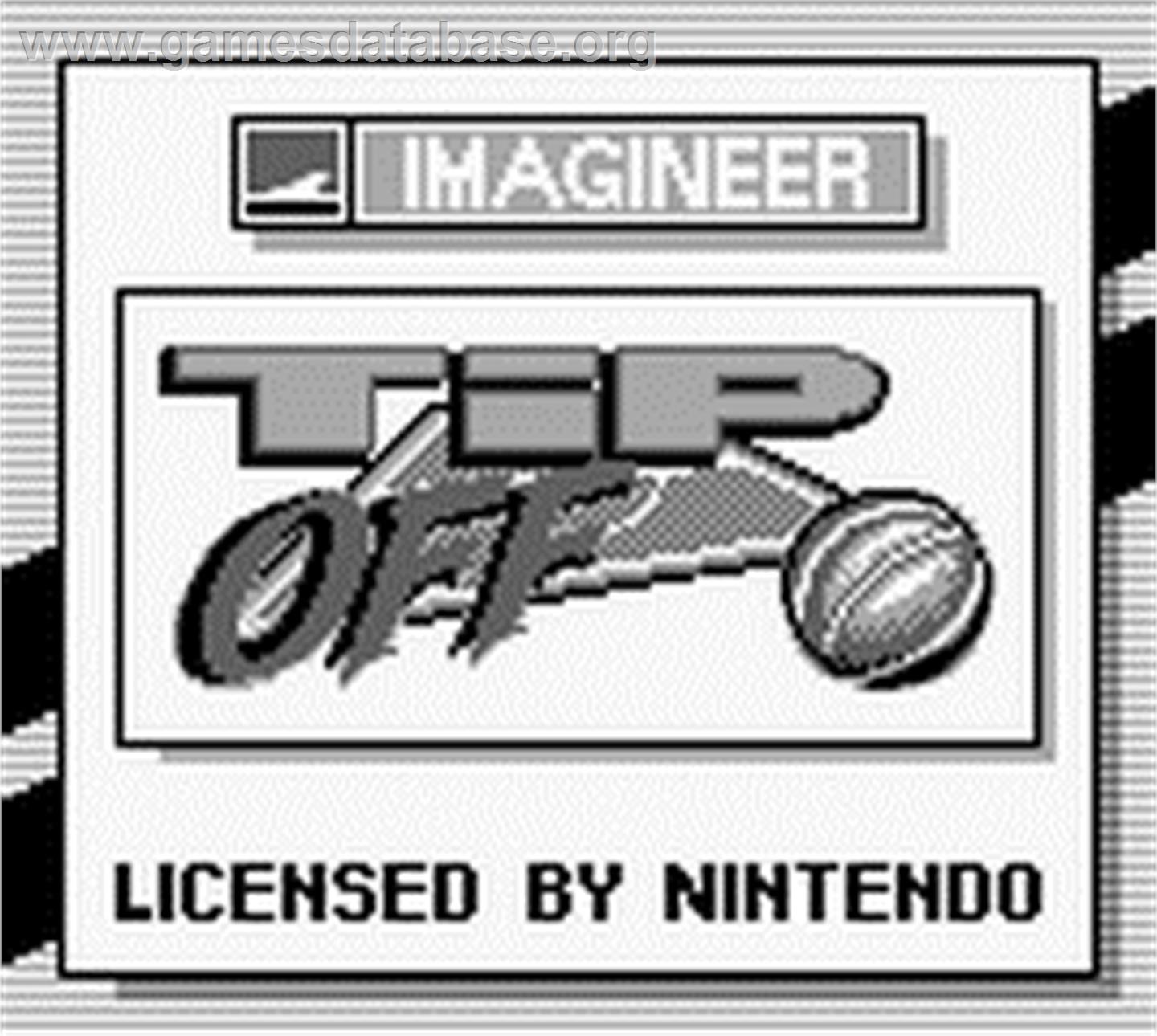 Tip Off - Nintendo Game Boy - Artwork - Title Screen