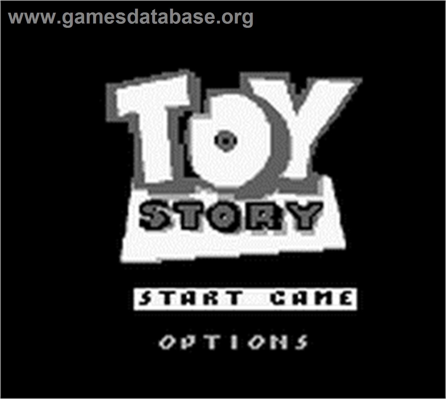 Toy Story - Nintendo Game Boy - Artwork - Title Screen