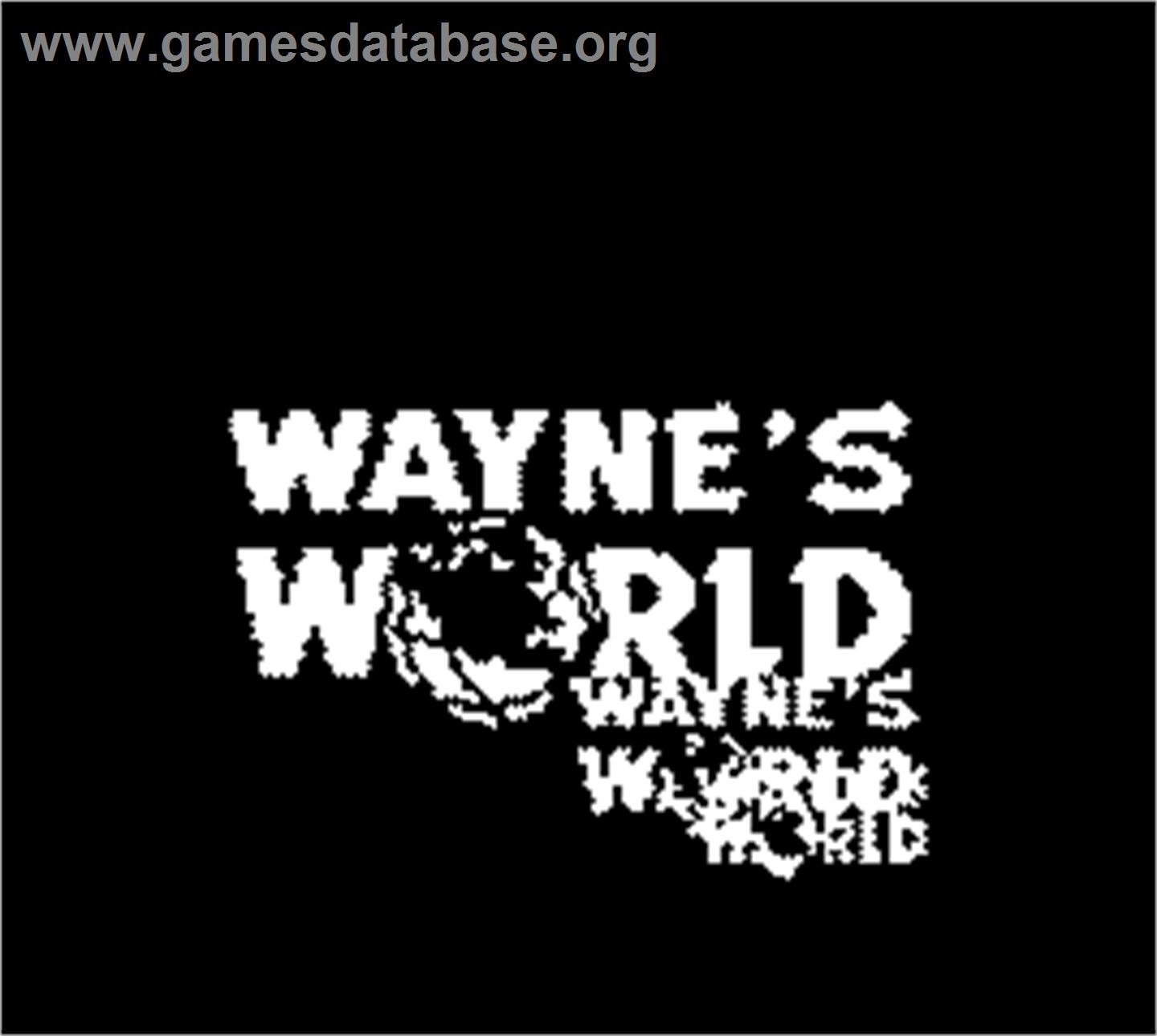 Wayne's World - Nintendo Game Boy - Artwork - Title Screen