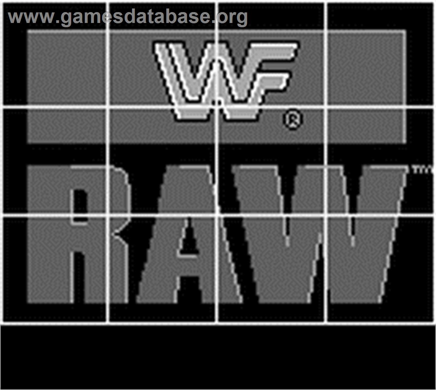 Wwf Raw - Nintendo Game Boy - Artwork - Title Screen