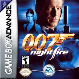 Box cover for 007 - Nightfire on the Nintendo Game Boy Advance.