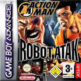 Box cover for Action Man - Robot Atak on the Nintendo Game Boy Advance.