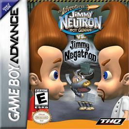 Box cover for Adventures Of Jimmy Neutron - Boy Genius Vs. Jimmy Negatron, The on the Nintendo Game Boy Advance.