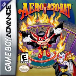 Box cover for Aero The Acro-bat on the Nintendo Game Boy Advance.