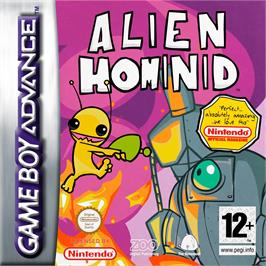 Box cover for Alien Hominid on the Nintendo Game Boy Advance.