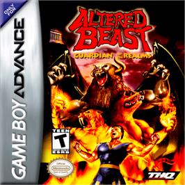 Box cover for Altered Beast: Guardian of the Realms on the Nintendo Game Boy Advance.
